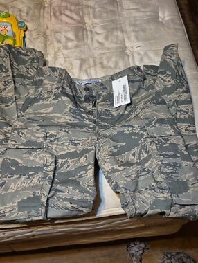 Dscp Air Force Camo Tactical Cargo Pants - Gray/Olive